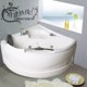 亚克力小浴缸冲浪按摩浴缸单人独立式式浴缸三角扇形浴缸成人浴盆