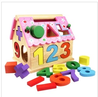数字屋两婴儿童玩具0-1岁宝宝玩具智力盒一周岁二益智玩具2-3岁女