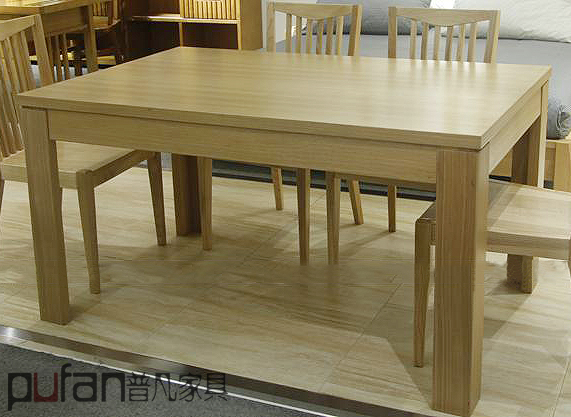 进口水曲柳实木餐桌北欧餐桌实木家具定制简约时尚实木6人餐桌