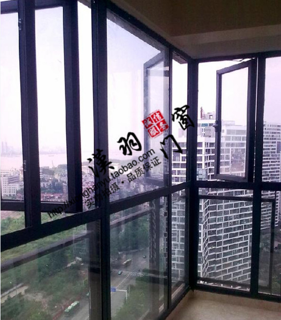 包邮长沙漢羽门窗2015厂家直销厚振升型材露台阳光房隔热平开窗