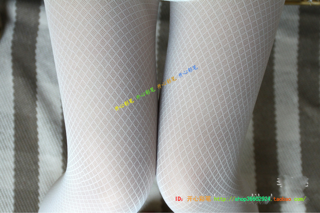韩国进口正品连裤袜薄款春夏打底小网袜 白色黑色丝袜2013新款