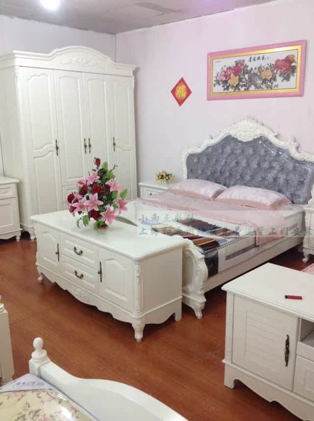 欧式家具套装组合玫瑰花系列衣柜床床头柜电视柜上海免费送货安装