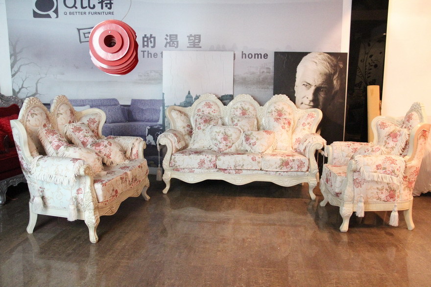 欧式新古典沙发 韩式 田园沙发 沙发组合 布艺沙发 实木沙发 687