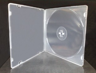 明丙方盒正方形VCD/DVD光盘盒子 软胶不易碎 超薄盒子 有膜可插页