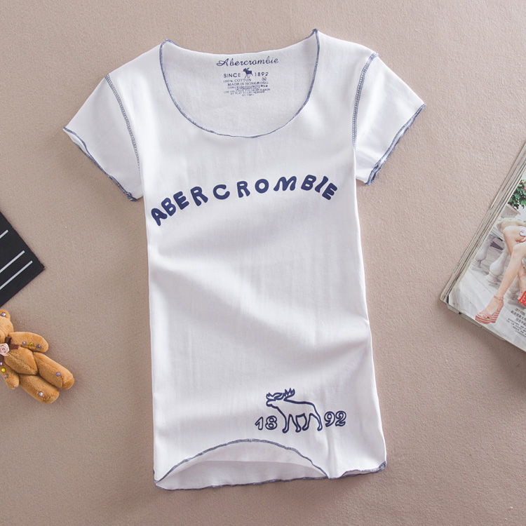 2015新款夏装短袖T恤女装韩版修身纯棉小衫女士半袖打底衫潮 短袖