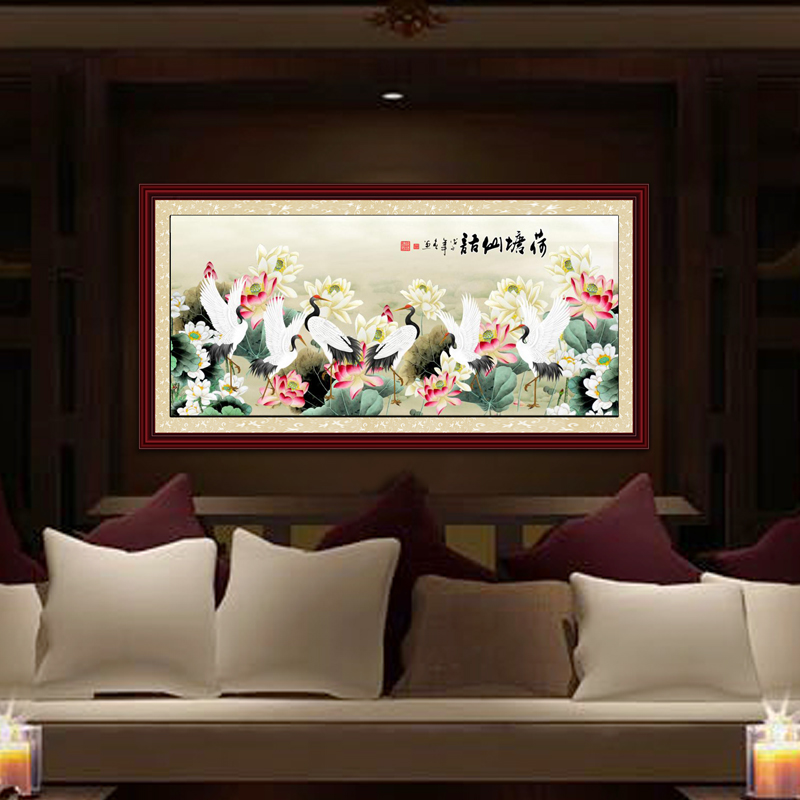 动物图案 中国 明清古典 客厅 最新款 卧室 砖石 十字绣套件9044