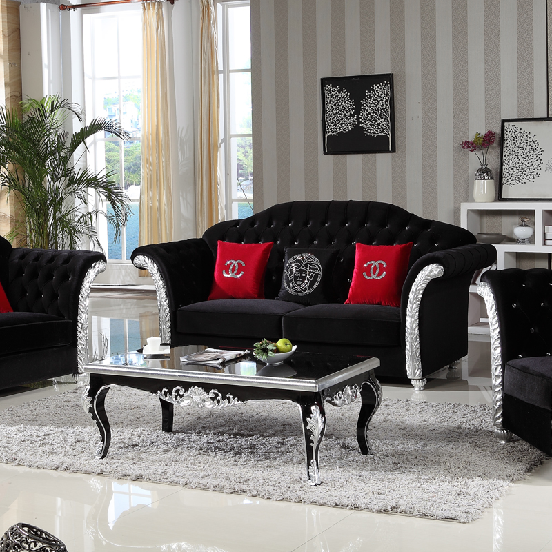 欧式布艺沙发 组合 新古典 简约欧式家具 高档奢华 三包到家