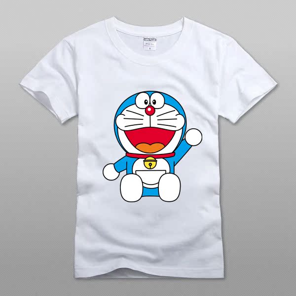 哆啦A梦 机器猫 童装 儿童 短袖t恤 夏装2015 新款衣服 班服