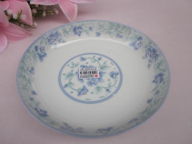 红杜鹃7寸8寸浅碗 陶瓷菜盘 结婚  餐具晶玉贝瓷微波炉适用8006