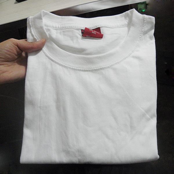 光板纯棉T恤 烫画手绘专用白胚广告衫 空白t恤衫短袖 可来图定制