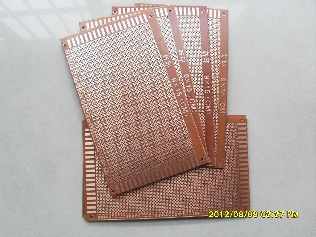万能板 数控板 电路板 线路板 电木材料 单面板 9*15CM