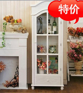 美式乡村宜家韩式田园简约现代酒柜 展示柜 储物柜