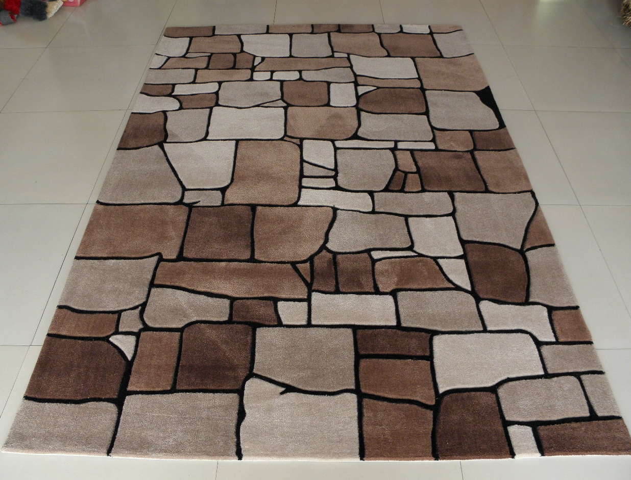 客厅茶几卧室地毯 经典系列手工腈纶地毯 定做时尚高档地毯