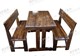 厂家直销:实木户外桌椅 实木桌椅套件 庭院休闲椅