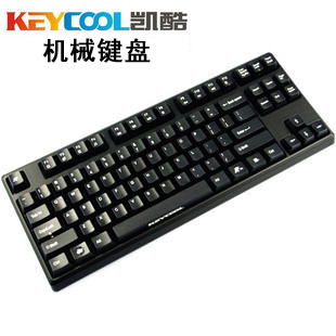 [52电竞]凯酷KEYCOOL 机械键盘 无冲 黑青茶红轴 黑白色 正品行货