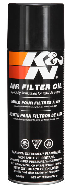 美国KN滤芯空气滤清器空气格冬菇头大瓶喷雾型护理油护理液363ml
