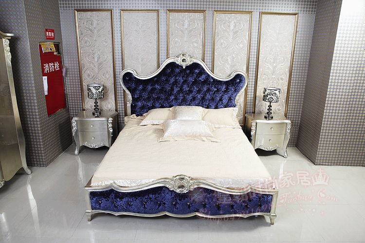 新古典家具 全实木床铺 欧式床双人床卧室公主床婚床A099