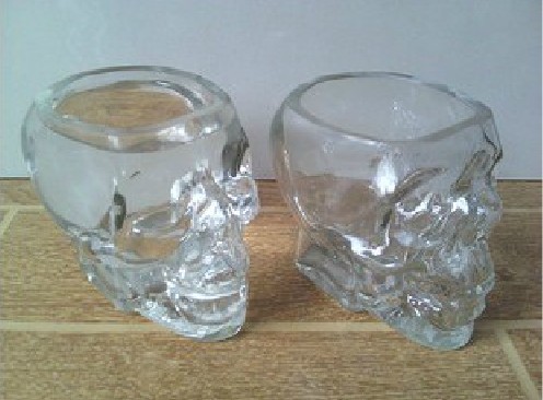 特价300ml 150ml 50ml 骷髅酒杯 玻璃骷髅头瓶创意礼品瓶厂家直销