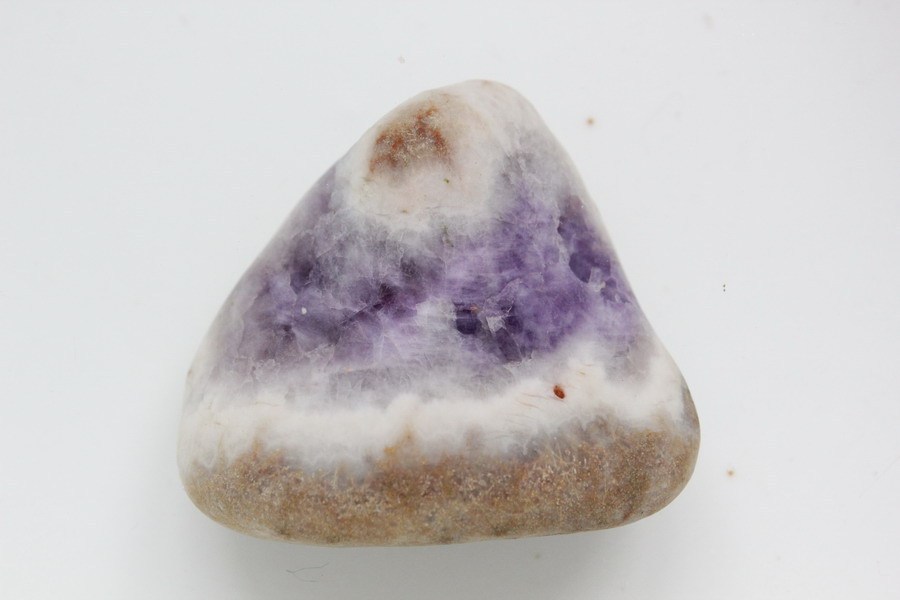 南京特产雨花石精品天然原石--紫罗兰5cm*4.3cm