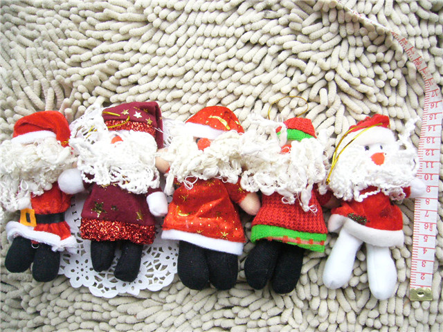 毛绒玩具 圣诞树装饰品配件摆件 圣诞老人公仔礼品礼物特价批发