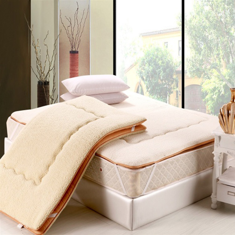 特价加厚保暖羊羔绒床垫被 可折叠学生单双人床褥子1.2/1.5/1.8米