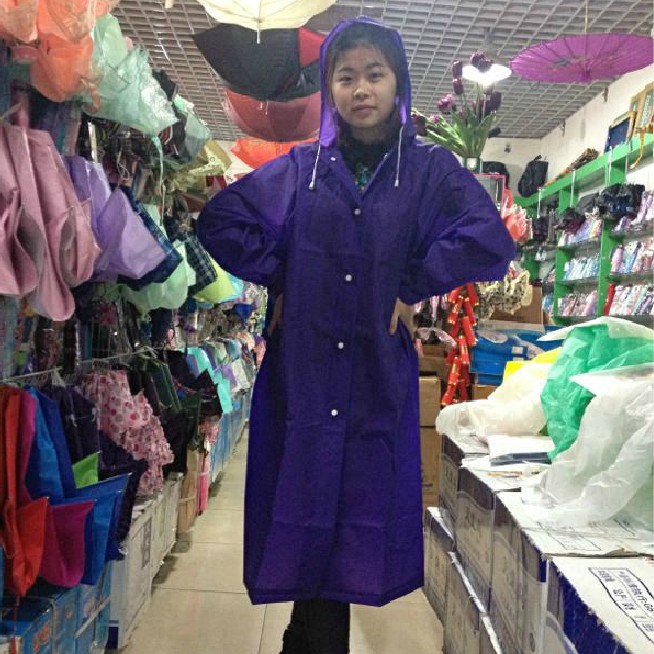 包邮明嘉雨衣创意韩国时尚半透明EVA环保户外出发旅游军训雨衣