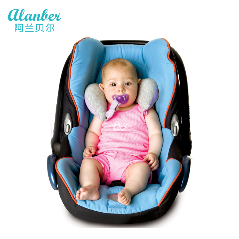阿兰贝尔婴儿护颈枕大号U型宝宝旅行靠枕儿童汽车座椅护脖子枕头