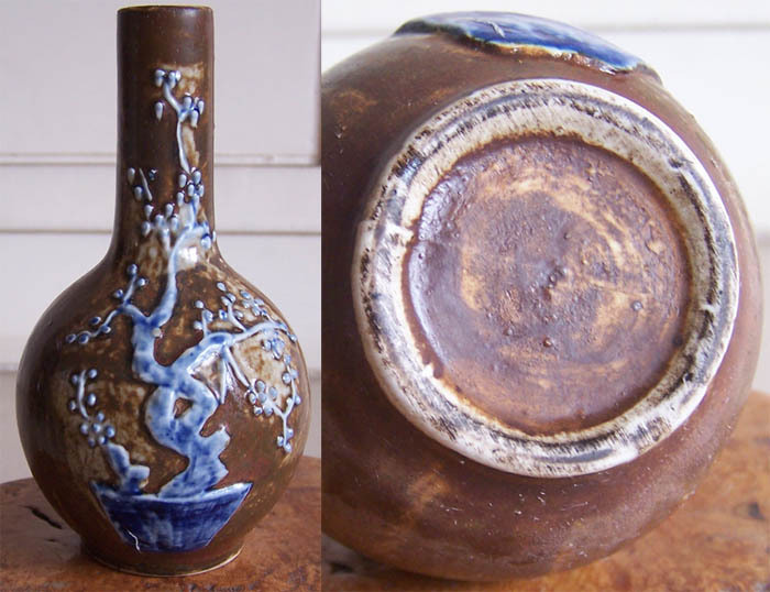 雕瓷梅花瓶
