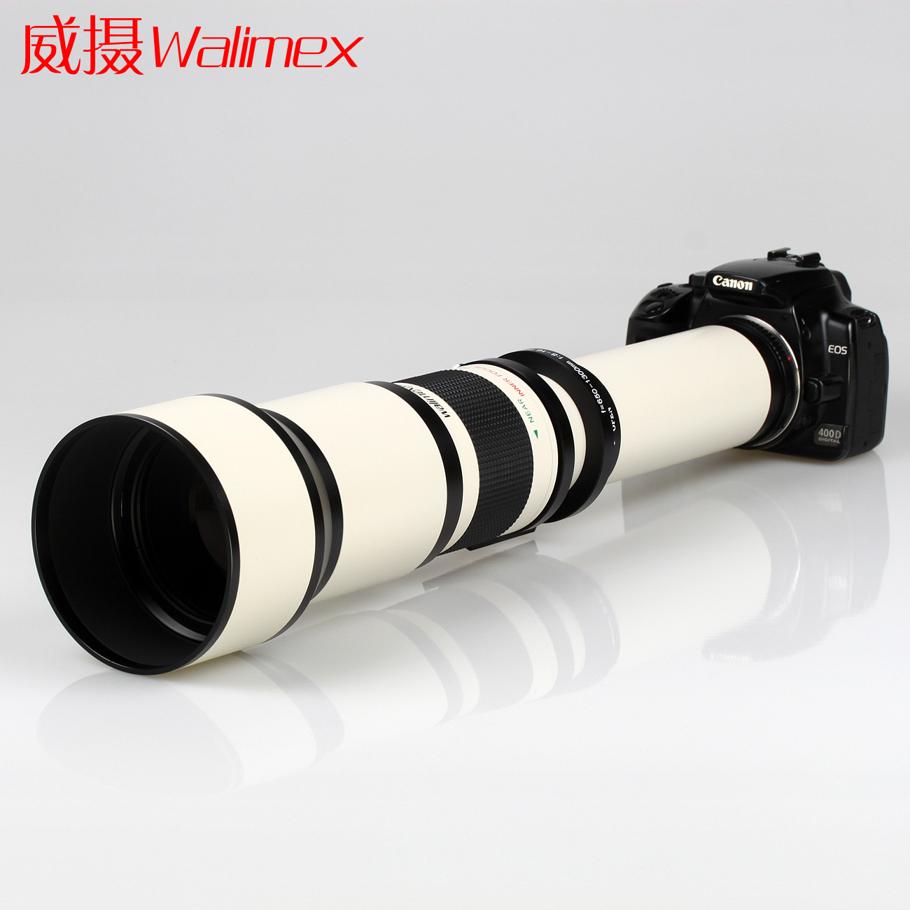 Walimex/威摄650-1300毫米长焦镜头/远摄变焦/单反镜头送UV