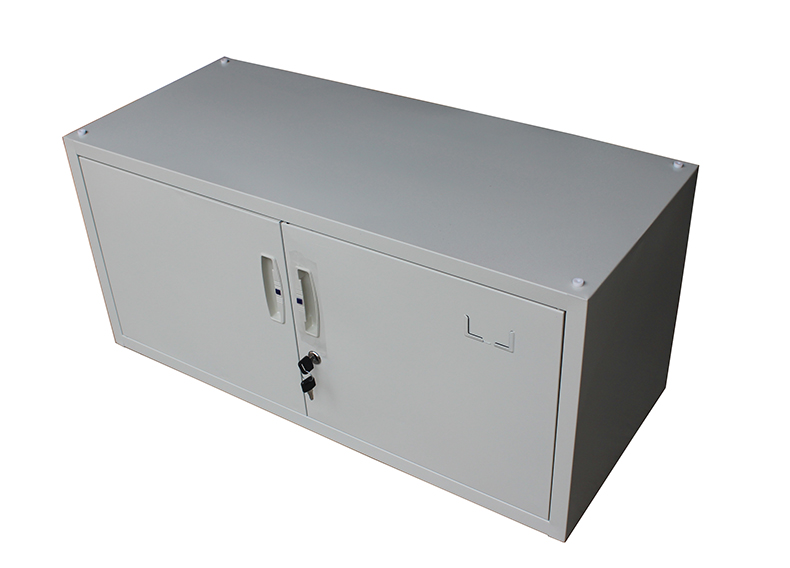 文件柜资料柜收纳柜矮柜单层工具柜 对开门带锁铁皮柜落地柜