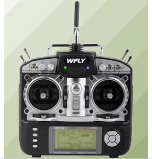 正品新款天地飞WFT08X 2.4G 8通双轴承超清屏航模飞机遥控器