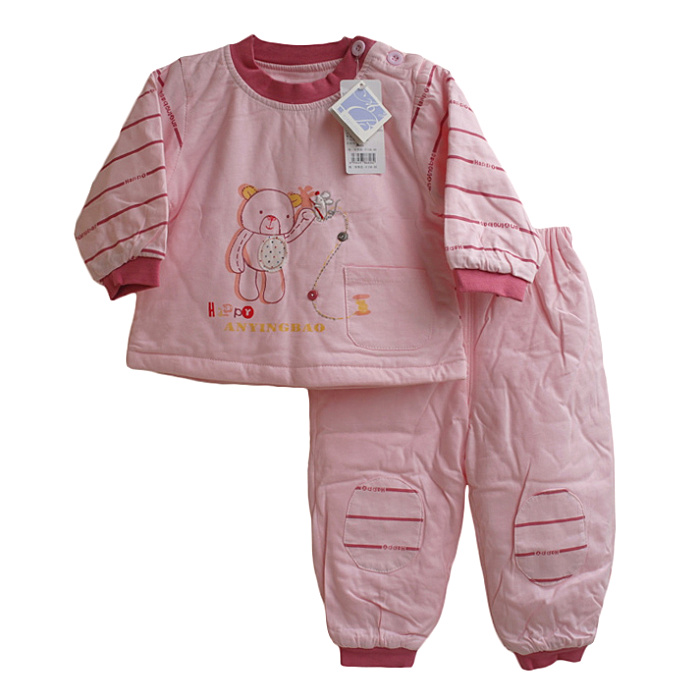 安婴保6606纯棉儿童春秋装童装婴童套装婴儿服装儿童套装2岁