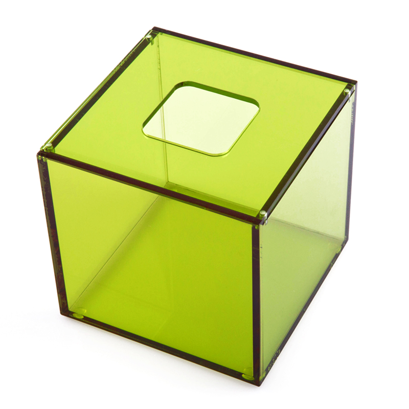 创意环保抽纸盒 透明亚克力方形纸巾盒 家居酒店宾馆纸巾盒