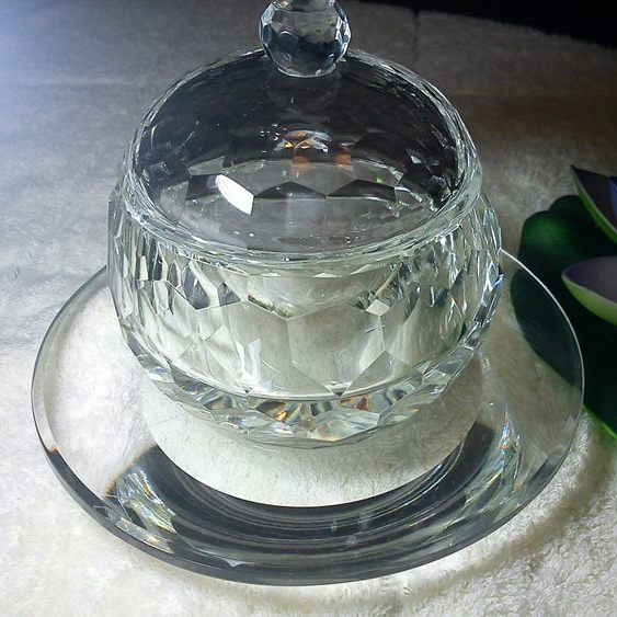 水晶玻璃盅 水晶碗  供佛净水杯