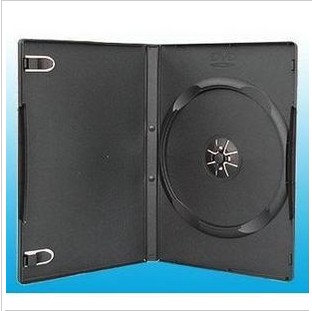 可插封面进口优质特价黑色光盘盒 单碟dvd盒 CD盒 光盘盒子
