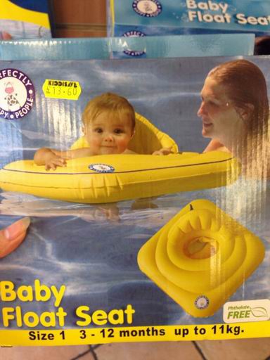 英国代购Baby float seat宝宝游泳坐垫　保护颈椎