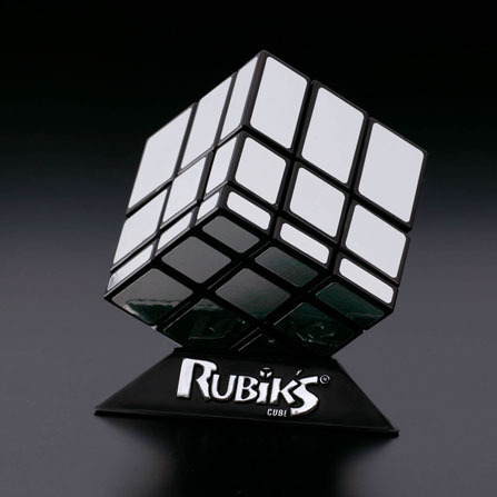 特价简装Rubik's银色镜面 魔方送R底座+袋+润滑油/包快递