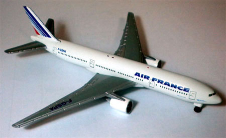 高档模型 飞机 法航 波音 777-200 新款 12厘米长 全合金 新