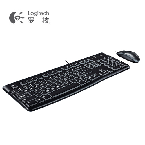 罗技MK120正品超薄键盘鼠标USB接口有线键鼠套装