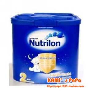 荷兰本土牛栏Nutrilon晚安奶粉宝宝婴儿睡的香耐饥饿380g直邮凑拍