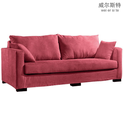 日式 时尚简约 三人位沙发 小户型多人沙发 布艺沙发 特价