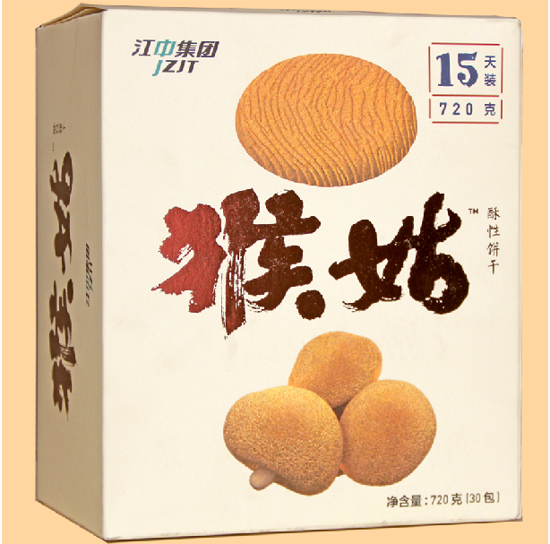 江中牌猴姑饼干 江中集团猴菇饼干 猴头菇养胃酥性饼干 720g 包邮