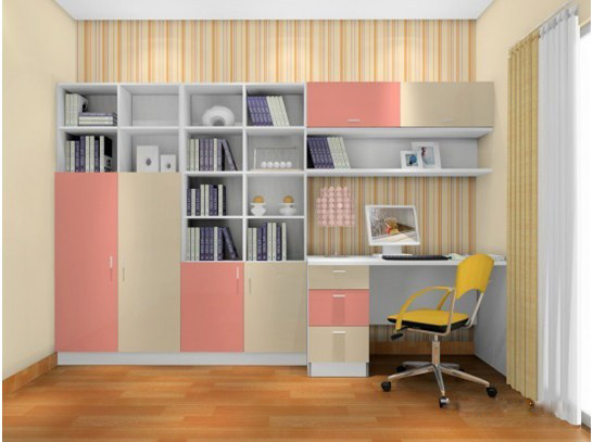 包邮可定制书房家具自由组合6件套书桌隔板书架书柜矮柜9045