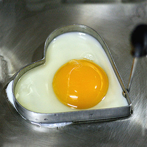 加厚不锈钢煎蛋模具心形煎蛋器花样煎蛋模型煎蛋圈心形创意煎蛋器