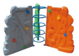 户外大型攀岩攀爬架儿童玩具塑料攀岩石加长攀岩墙小区健身器材