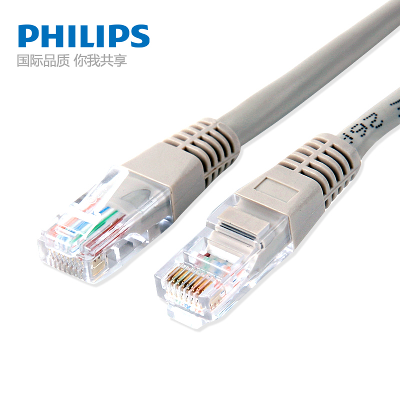 Philips/飞利浦 SWA1938 超五类网线 电脑宽带成品网线双绞线