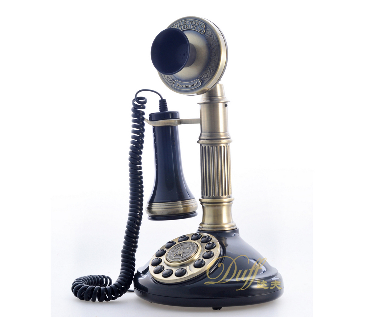 派拉蒙欧式时尚客厅办公仿古电话机1897罗马立柱欧式复古电话机