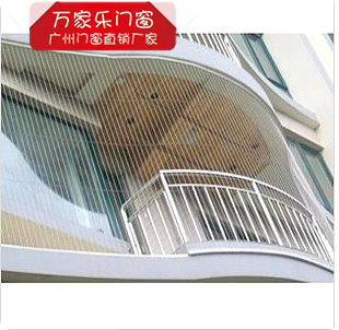 广州万家乐门窗 3.0不锈钢  隐形防护网