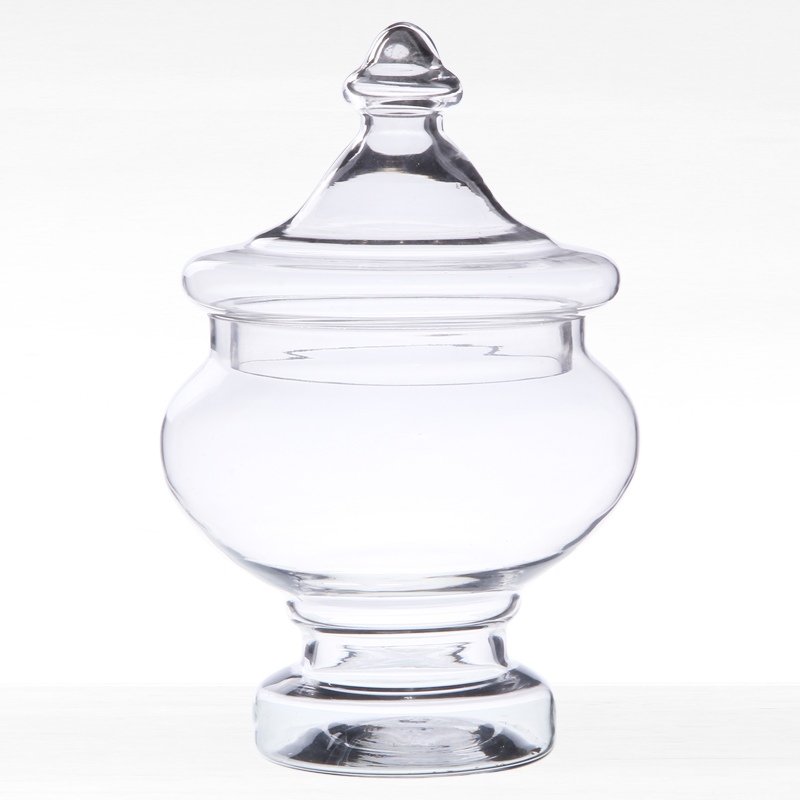 全国五折包邮玻璃罐子欧式透明储物罐大号储物罐玻璃婚庆玻璃罩