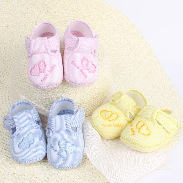 春秋婴儿学步鞋新生儿软底单鞋0-1岁男女宝宝鞋子防滑婴儿鞋布鞋